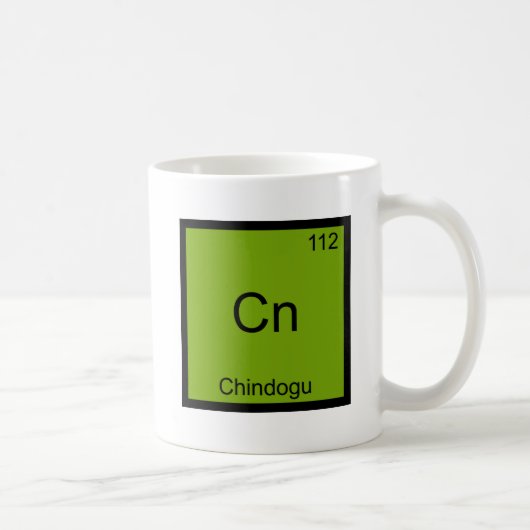 Mug Cn - Chindogu Funny Chimie Élément Symbole Tee (Droite)