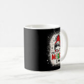 Mug Cna Nurse Messy Bun Nurse's Aid Christmas (Devant droit)