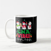 Mug Cna Vibes Nurse Snowman Stethoscope Santa Funny Ch (Gauche)