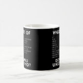 Mug CNC Machinist Quelle partie de Ne comprenez-vous p (Centre)
