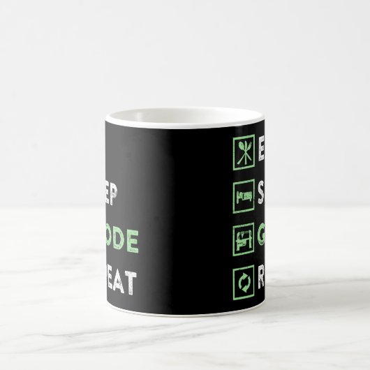 Mug CNC Machiniste Mangez le sommeil G Code Répétition (Centre)