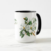 Mug CNP NP Floral Bouquet Vert Magnolia Graduation (Devant droit)