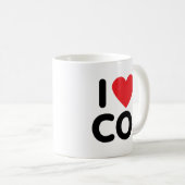 Mug CO2 d'amour (Devant droit)