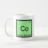 Mug Co - Symbole d'élément de chimie du monoxyde de ca (Gauche)