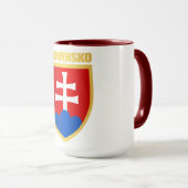 Mug COA slovène/Slovaquie (Devant droit)