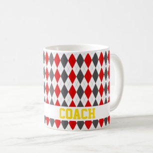Mug COACH Argyle Diamants Couleurs d'équipe de sport A