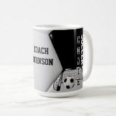 Mug Coach de football (Devant droit)