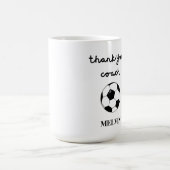 Mug Coach de Football Mug, Cadeau de Merci pour Coach  (Centre)