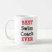 Mug coach de natation, meilleur (Gauche)