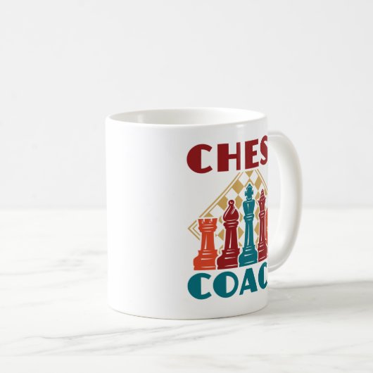 Mug Coach des échecs (Devant droit)