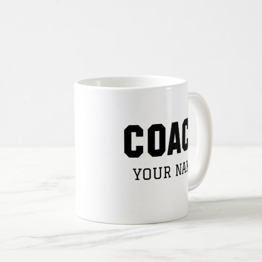 Mug Coach Votre Nom (Devant droit)
