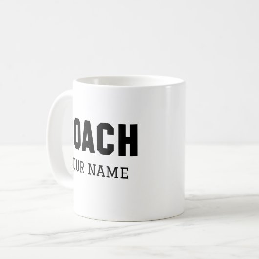 Mug Coach Votre Nom (Devant gauche)