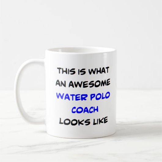 Mug coach water polo, génial (Gauche)
