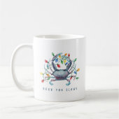 Mug Coastal Crab “Deck the Claws” Holiday (Gauche)
