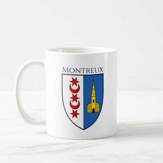 Mug Coat of arms of Montreux, Switzerland (Gauche)