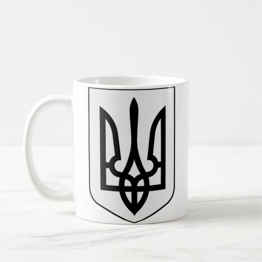 Mug Coat of arms of Ukraine (Gauche)