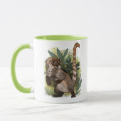 Mug Coatamundi ou Coati noir blanc (Gauche)