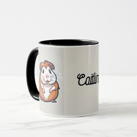 Mug cobaye ajouter votre nom (Devant gauche)