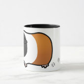 Mug Cobaye de bande dessinée (cheveux lisses) (Centre)