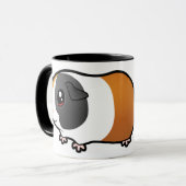 Mug Cobaye de bande dessinée (cheveux lisses) (Devant gauche)