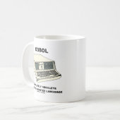 Mug COBOL Lang. commercial complètement obsolète (Devant gauche)