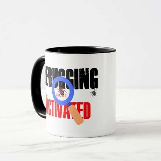 Mug Cobol Programming Debug Mode Activated (Devant gauche)