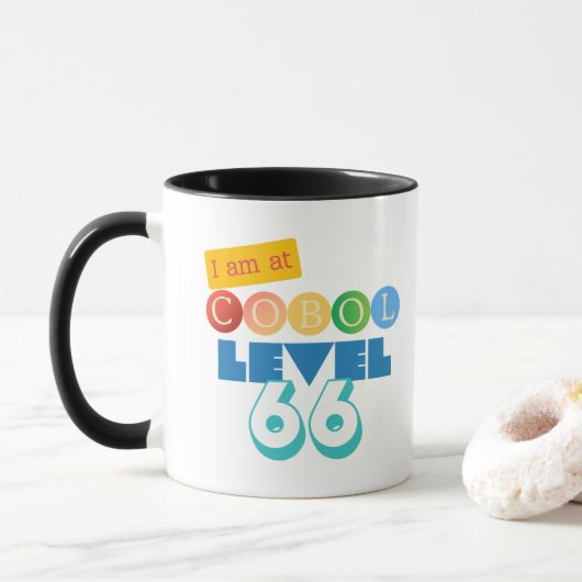 Mug Cobol Programming Level 66 (Avec donut)