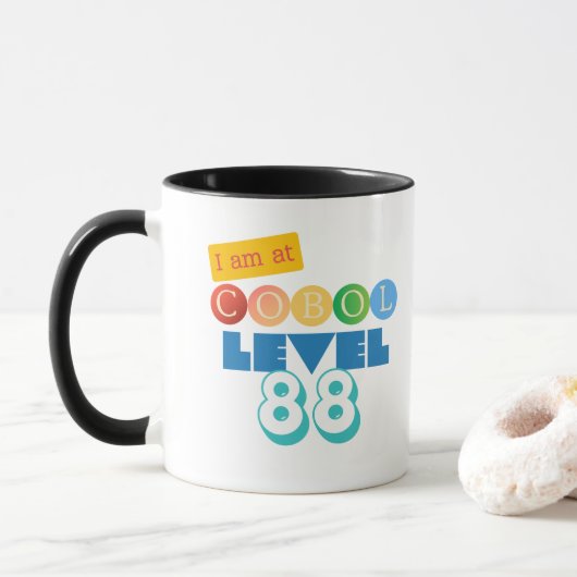 Mug Cobol Programming Level 88  (Avec donut)