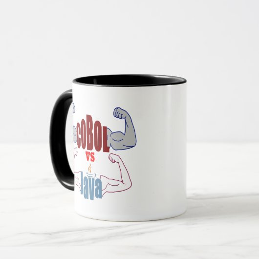 Mug Cobol vs Langages de Programmation Java Confrontat (Devant gauche)