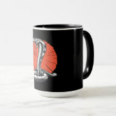 Mug Cobra Ouverture de la Capote, Serpent Attaquant (Devant droit)
