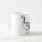 Mug Cobra poulet drôle oie (Devant gauche)