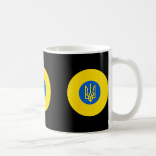 Mug Cocarde des forces aériennes ukrainiennes Drapeau