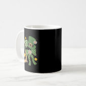 Mug Cocardes florales de la Saint-Patrick, cadeau drôl (Devant gauche)