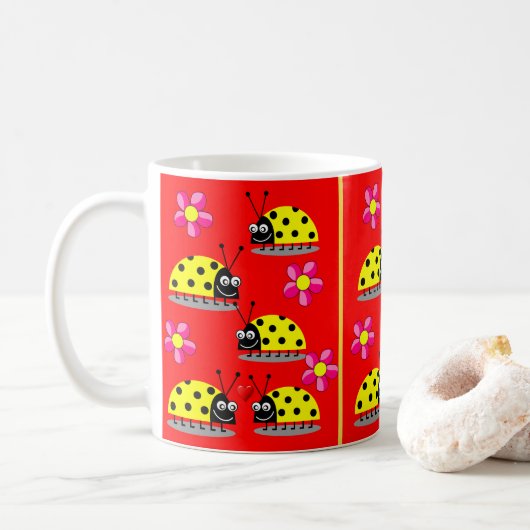 Mug coccinelle (Avec donut)