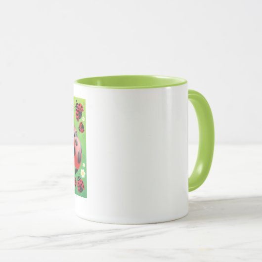 Mug coccinelle (Devant droit)