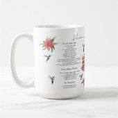 Mug Coccinelle à croûte de Coccinelle à colibri (Gauche)