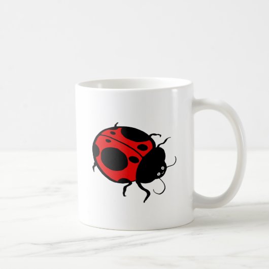 Mug Coccinelle de sourire - (Droite)
