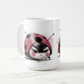 Mug Coccinelle grincheuse (Devant gauche)