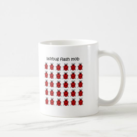 Mug coccinelle instantanée drôle de foule (Droite)