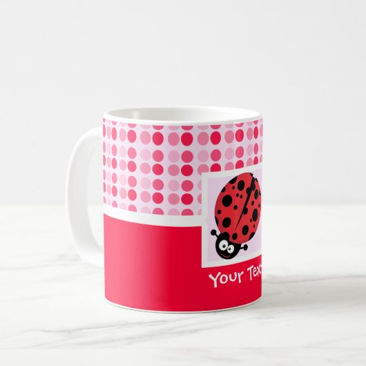Mug Coccinelle mignonne (Devant gauche)