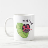 Mug Coccinelle Mignonne Dessin Chance (Gauche)