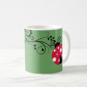 Mug coccinelle personnalisé Mignonne Coccinelle (Devant droit)
