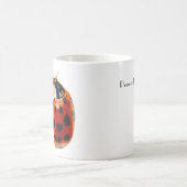 Mug Coccinelle repérée chic avec le nom (Centre)