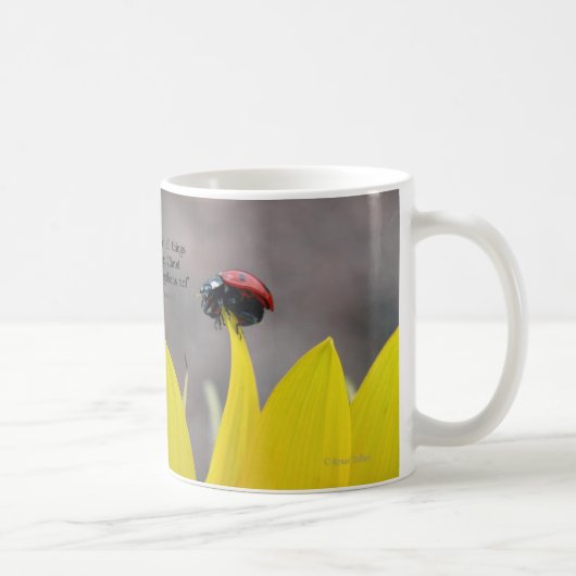 Mug Coccinelle sur le pétale de tournesol (Droite)