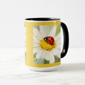 Mug "Coccinelle sur Marguerite" (Devant droit)