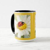 Mug "Coccinelle sur Marguerite" (Devant gauche)