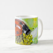 Mug Coccinelle sur une Marguerite (Devant droit)