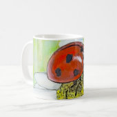 Mug Coccinelle sur une Marguerite (Devant gauche)