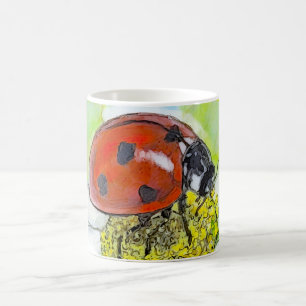Mug Coccinelle sur une Marguerite