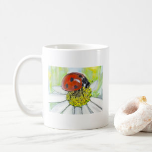 Mug Coccinelle sur une Marguerite